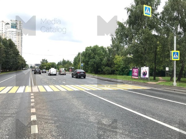 Фотография рекламного носителя, тип: Афиша 1.75x1.8, адрес: Свободы ул., д.95, н-в, поз.1, стенд 2, Москва, Россия. Сторона A1 №882836