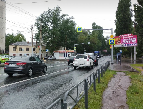 Фотография рекламного носителя, тип: Билборд 3x6, адрес: Политехническая ул. Х Клочкова ул., в центр, Саратов, Саратовская область, Россия. Сторона Б №554243
