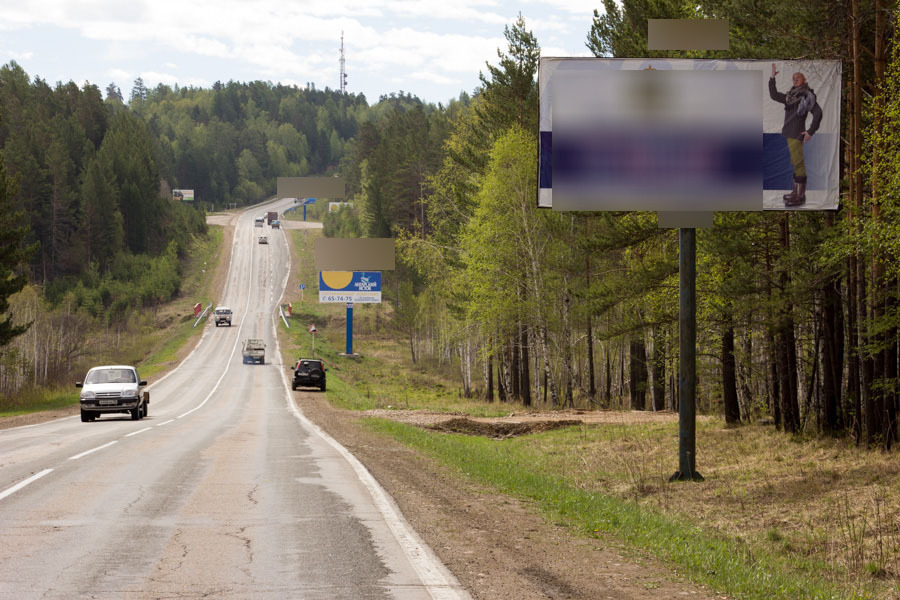 Фотография рекламного носителя, тип: Билборд 3x6, адрес: Байкальский тракт, 24 845м, Иркутск, Иркутская область, Россия. Сторона А №509319