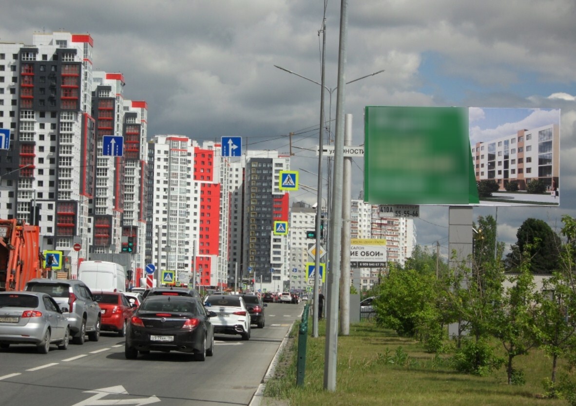 Фотография рекламного носителя, тип: Билборд 3x6, адрес: Университетская ул., д.9, поз.2, Сургут, Ханты-Мансийский автономный округ – Югра, Россия. Сторона А №960186