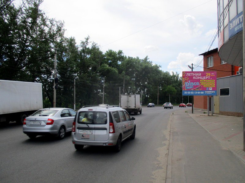 Фотография рекламного носителя, тип: Ситиборд 2.7x3.7, адрес: 1-я Кожевенная ул., д.13, Курск, Курская область, Россия. Сторона A №716328