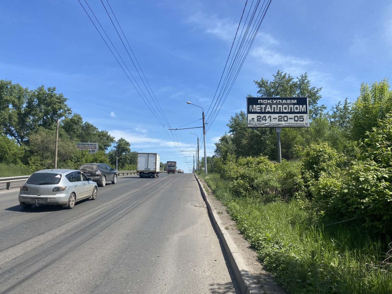 Фотография рекламного носителя, тип: Билборд 3x6, адрес: Пограничников ул., 65м до поворота к СК Сокол, Красноярск, Красноярский край, Россия. Сторона А №848147