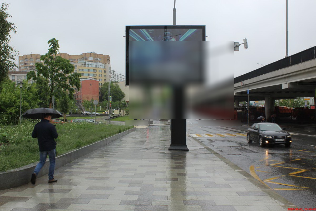 Фотография рекламного носителя, тип: Ситиборд 2.7x3.7, адрес: Садовая-Самотечная ул., д.13, Москва, Россия. Сторона B №771313