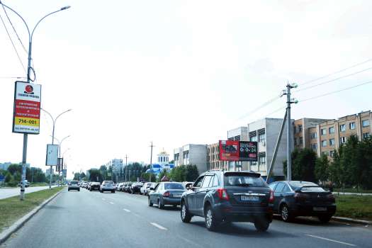 Фотография рекламного носителя, тип: Билборд 3x6, адрес: Ворошилова ул., д.2а, Тольятти, Самарская область, Россия. Сторона A №662020