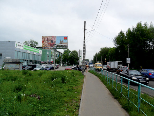 Фотография рекламного носителя, тип: Билборд 3x6, адрес: Мира ул., д.18а, Новомосковск, Тульская область, Россия. Сторона Б №364331