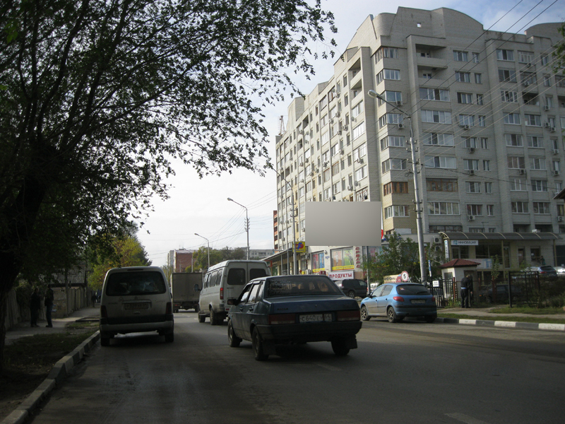 Фотография рекламного носителя, тип: Билборд 3x6, адрес: Вольская ул. Х Посадского ул., Саратов, Саратовская область, Россия. Сторона A №418434