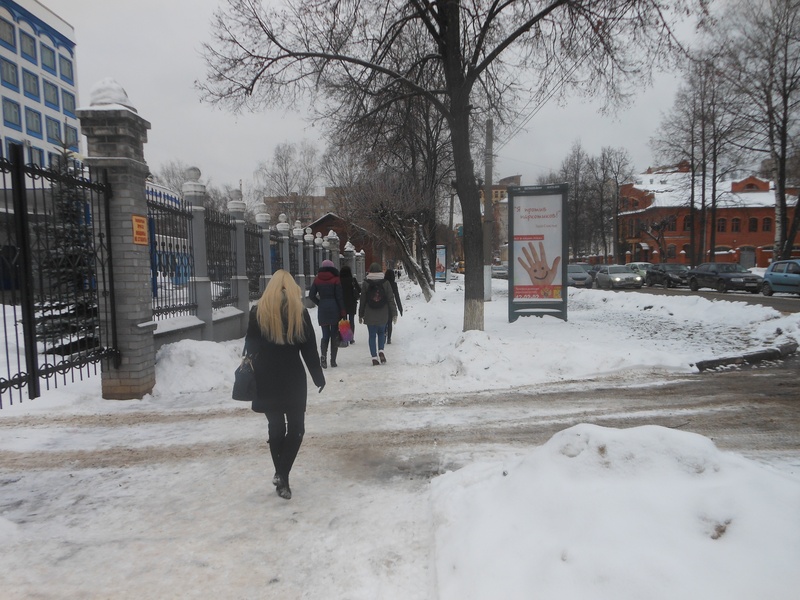 Фотография рекламного носителя, тип: Пиллар 3x1.4, адрес: Красноармейская ул., д.26, Киров, Кировская область, Россия. Сторона В №632468