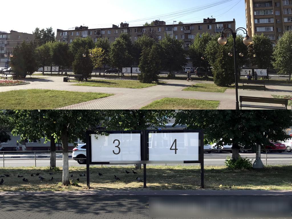 Фотография рекламного носителя, тип: Дорожное ограждение, адрес: Ворошилова ул., д.130а, поз.4, Серпухов, Московская область, Россия. Сторона A №1000897