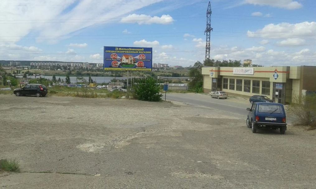 Фотография рекламного носителя, тип: Билборд 3x6, адрес: Текстильный пр-зд., ж/д переезд первый поворот направо, Камышин, Волгоградская область, Россия. Сторона B №954040