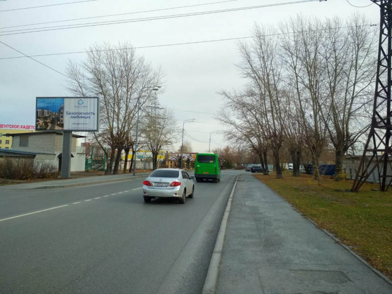 Фотография рекламного носителя, тип: Билборд 3x6, адрес: Клары Цеткин ул., д.31, Тюмень, Тюменская область, Россия. Сторона B1-B3 №944975