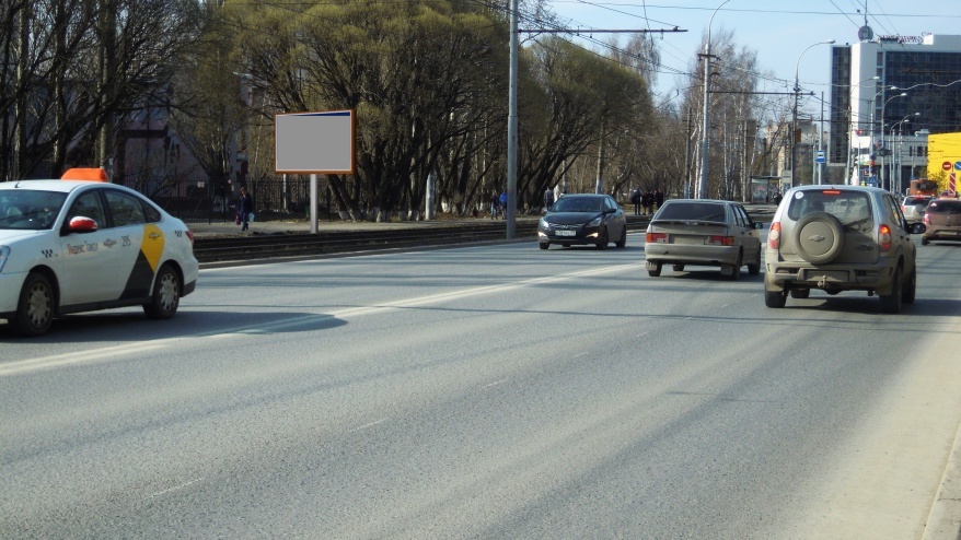 Фотография рекламного носителя, тип: Ситиборд 2.7x3.7, адрес: Гагарина б-р., д.54, Пермь, Пермский край, Россия. Сторона B №745485