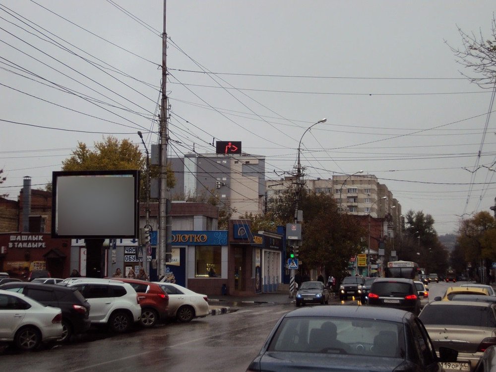 Фотография рекламного носителя, тип: Ситиборд 2.7x3.7, адрес: Чапаева ул. Х Б. Казачья ул., Саратов, Саратовская область, Россия. Сторона Б1-Б5 №717613