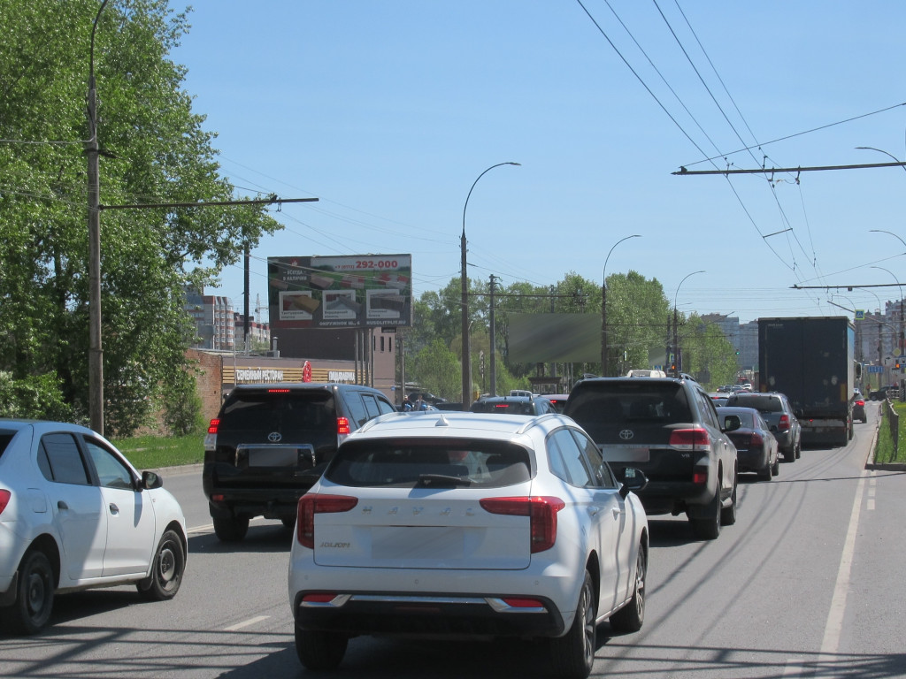 Фотография рекламного носителя, тип: Билборд 3x6, адрес: Окружное ш., д.9, Вологда, Вологодская область, Россия. Сторона Б №523721
