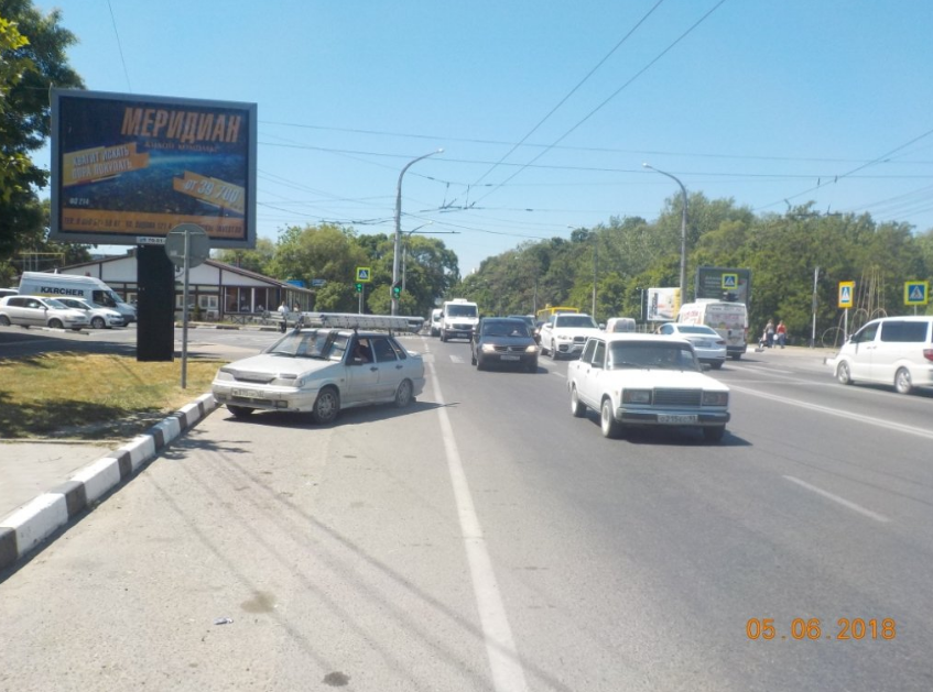 Фотография рекламного носителя, тип: Ситиборд 2.7x3.7, адрес: Анапское ш. Х Луначарского ул., д.2, поз.1, Новороссийск, Краснодарский край, Россия. Сторона Б №587732