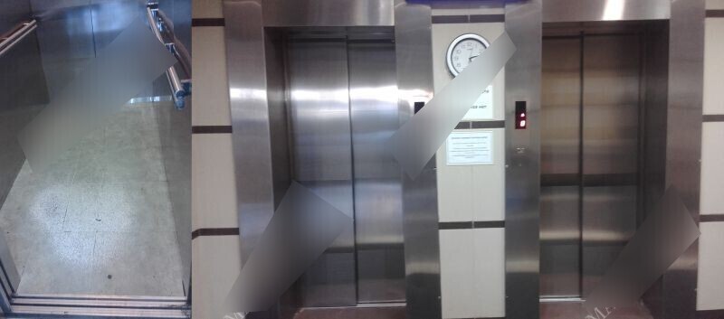 Фотография рекламного носителя, тип: Брендирование лифта, адрес: Бизнес-центр «Некрасова, 50», Некрасова ул., д.50, Новосибирск, Новосибирская область, Россия. Сторона/вариант №656270