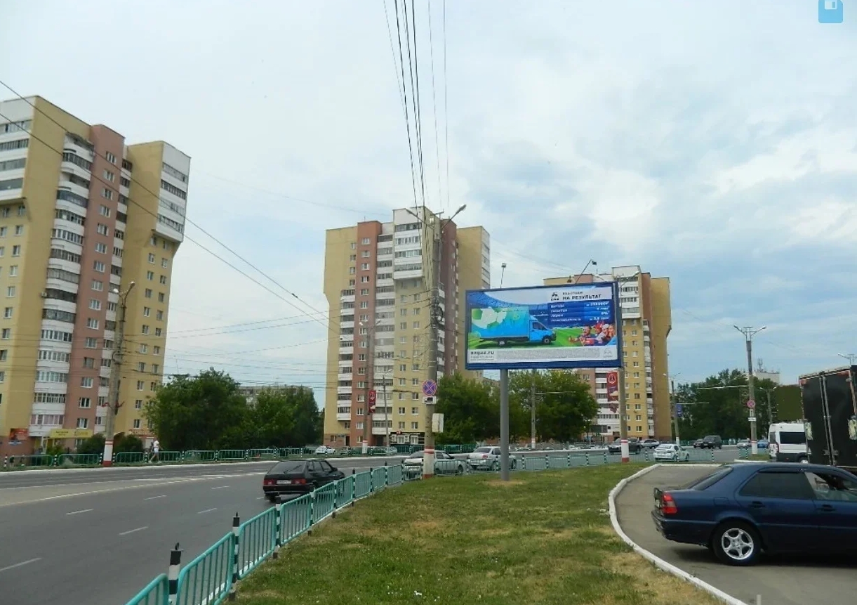 Фотография рекламного носителя, тип: Билборд 3x6, адрес: Косарева ул. Х 70 лет Октября пр-т., Саранск, Республика Мордовия, Россия. Сторона A1-A10 №833188