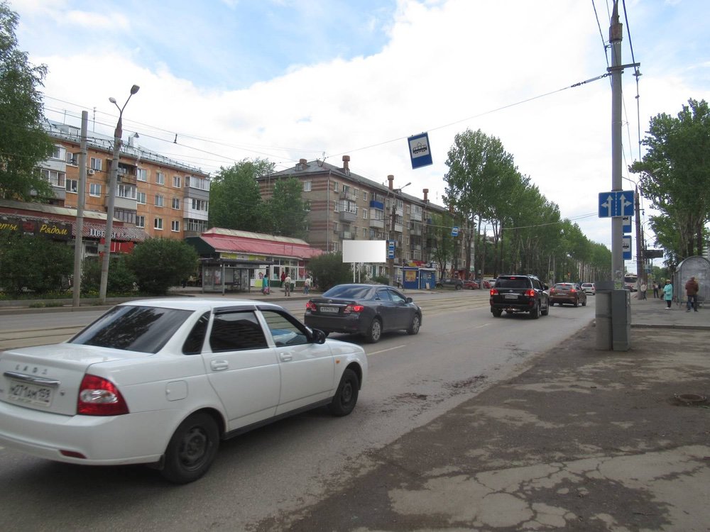 Фотография рекламного носителя, тип: Билборд 3x6, адрес: Подлесная ул., парк, Пермь, Пермский край, Россия. Сторона B1-B3 №755820