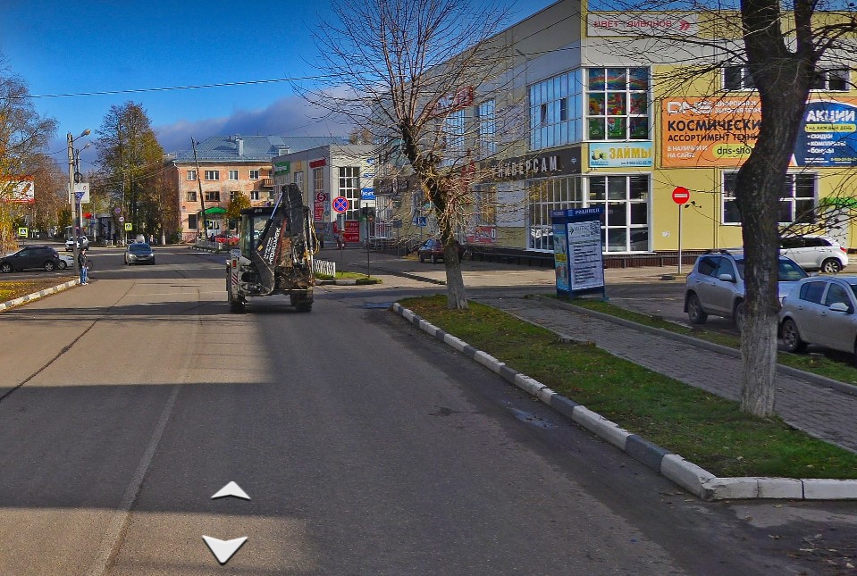 Фотография рекламного носителя, тип: Нестандартный ситиформат, адрес: Любимова ул., д.5, у ТЦ Реал, Высшая Лига, Родники, Ивановская область, Россия. Сторона A №1088220