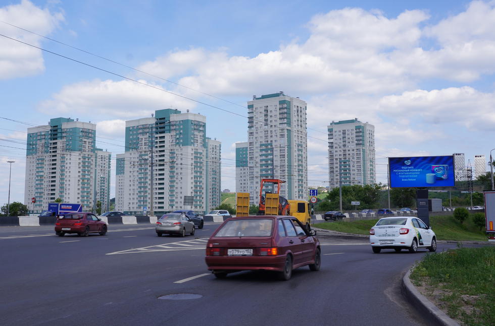 Фотография рекламного носителя, тип: Билборд 3x6, адрес: Комсомольская пл., Молитовский мост, Нижний Новгород, Нижегородская область, Россия. Сторона A1-A10 №1021480