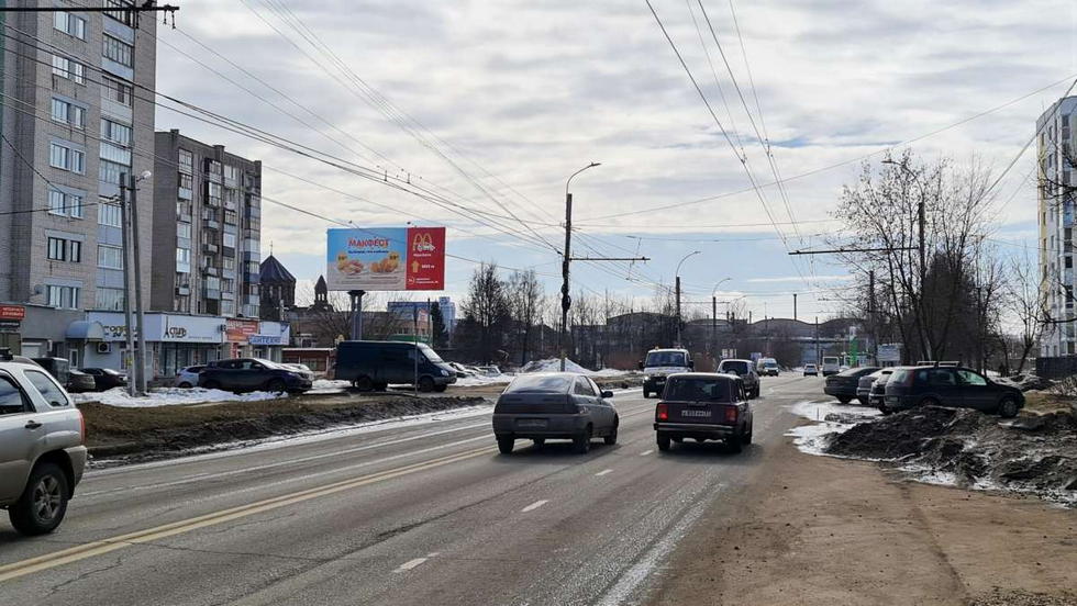 Фотография рекламного носителя, тип: Билборд 3x6, адрес: Ташкентская ул., д.101, Иваново, Ивановская область, Россия. Сторона В №1013937