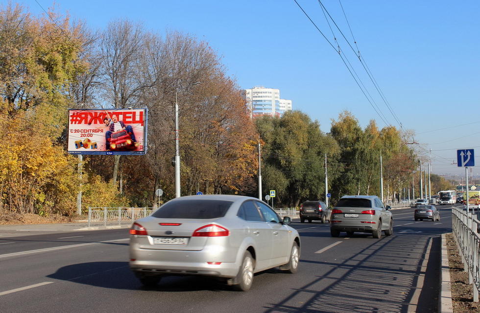 Фотография рекламного носителя, тип: Билборд 3x6, адрес: Советской Армии ул., д.2, Рязань, Рязанская область, Россия. Сторона Б №327056