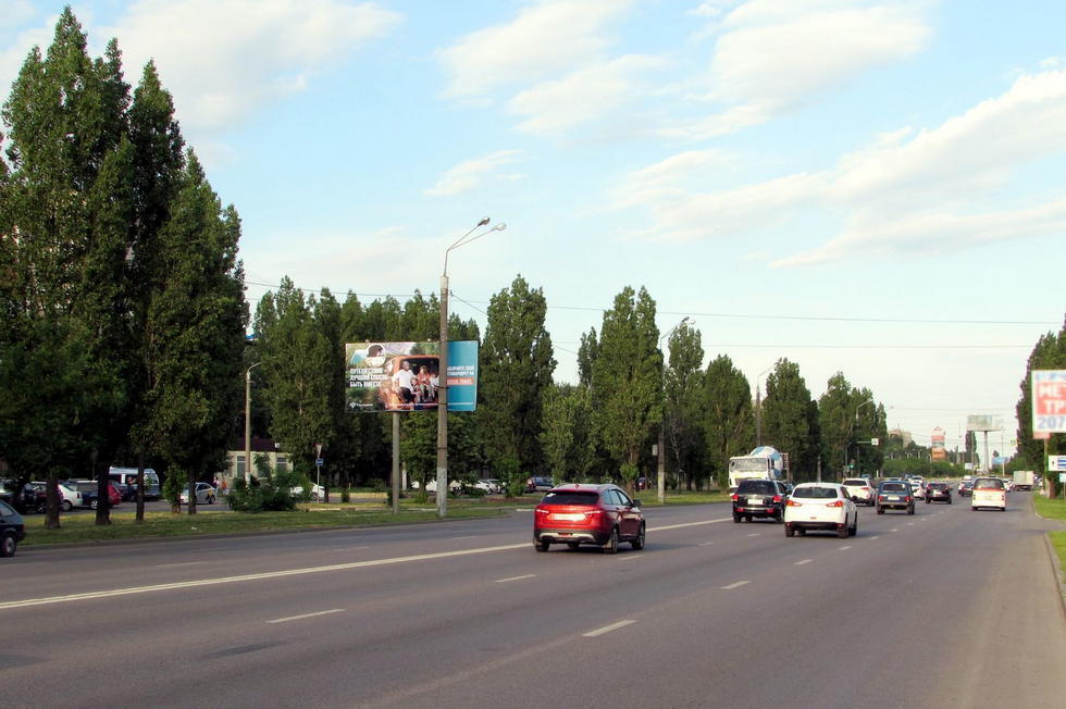 Фотография рекламного носителя, тип: Билборд 3x6, адрес: Патриотов пр-т., д.4а, Воронеж, Воронежская область, Россия. Сторона Б №433067