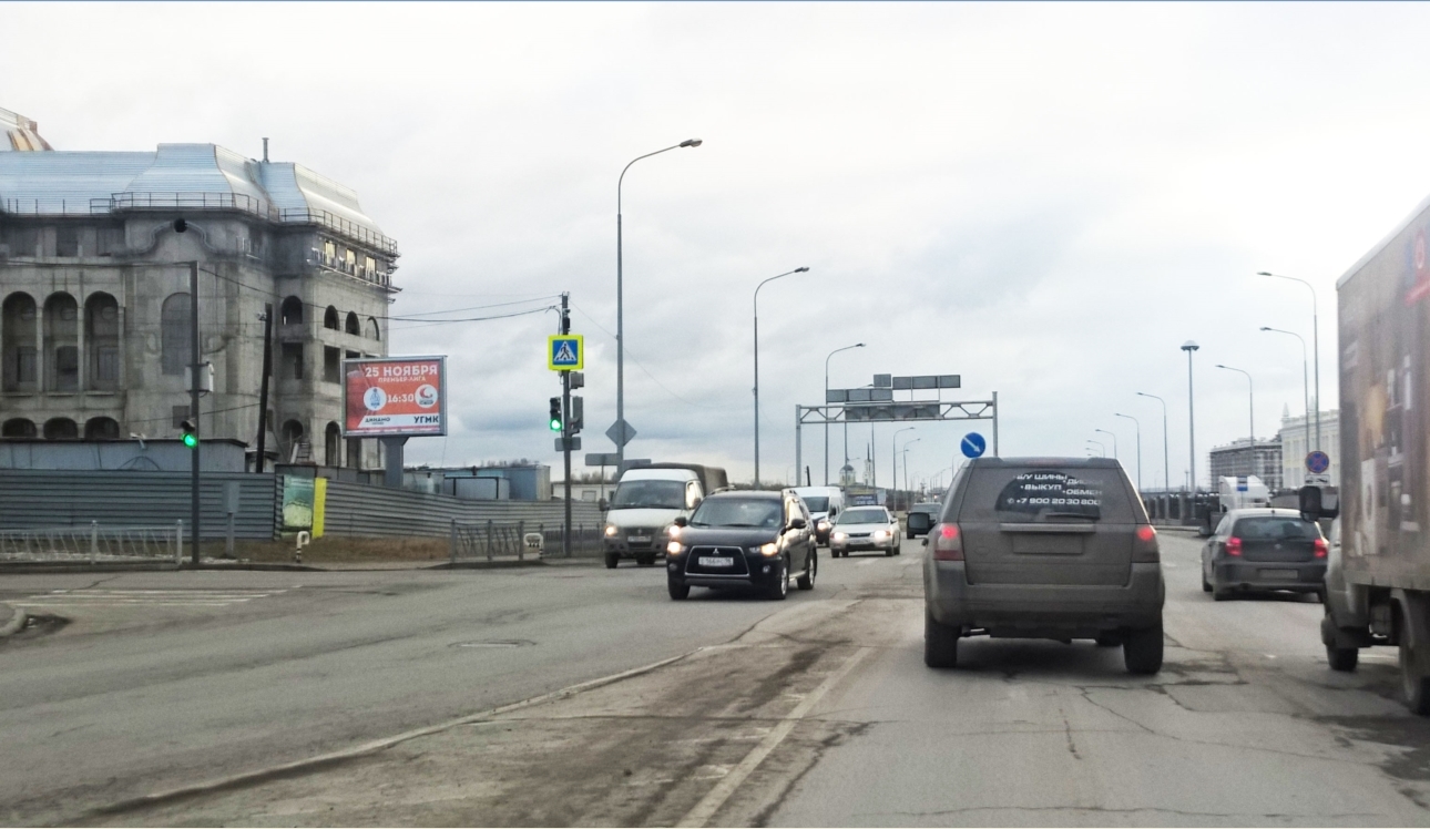 Фотография рекламного носителя, тип: Ситиборд 2.7x3.7, адрес: Успенский пр-т. Х Кривоусова ул., Уралэлектромедь, Верхняя Пышма, Свердловская область, Россия. Сторона Б1-Б2 №834929