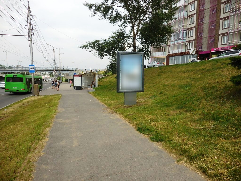 Фотография рекламного носителя, тип: Ситиформат 1.8x1.2, адрес: Копылова ул., д.17, Красноярск, Красноярский край, Россия. Сторона А №583067