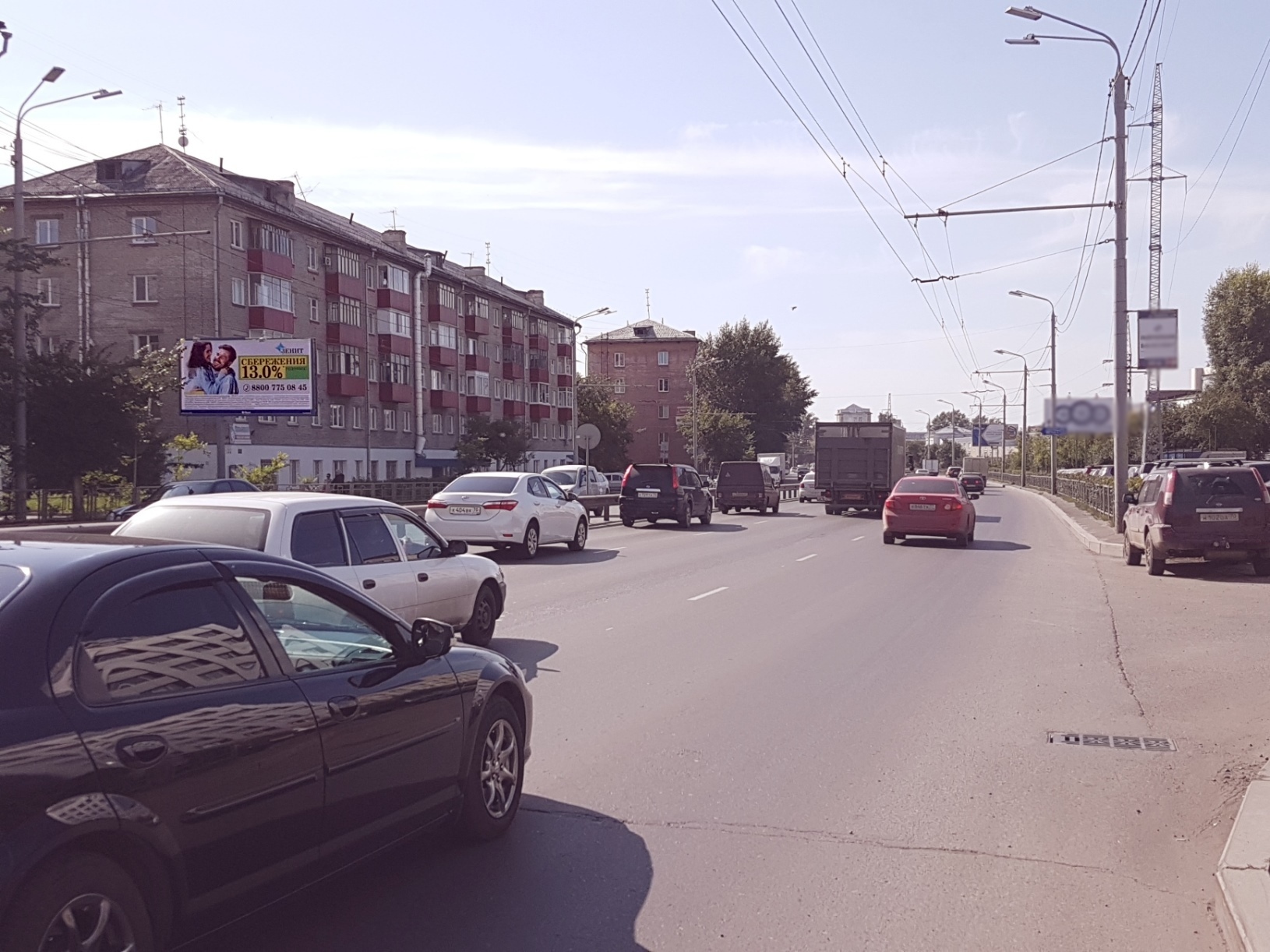 Фотография рекламного носителя, тип: Билборд 3x6, адрес: Пушкина ул., д.27е, Томск, Томская область, Россия. Сторона Б №1077714