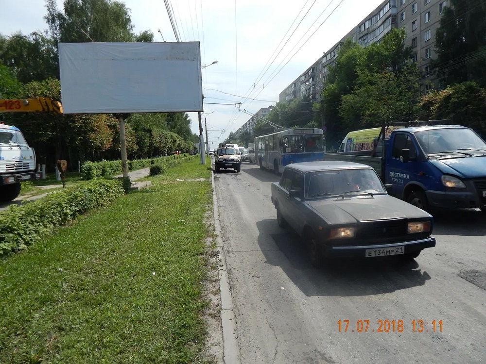 Фотография рекламного носителя, тип: Билборд 3x6, адрес: Эгерский б-р., д.18, Чебоксары, Республика Чувашия, Россия. Сторона B №1057776