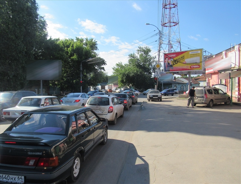 Фотография рекламного носителя, тип: Билборд 3x6, адрес: Университетская ул., д.109, Саратов, Саратовская область, Россия. Сторона С1-С3 №819203