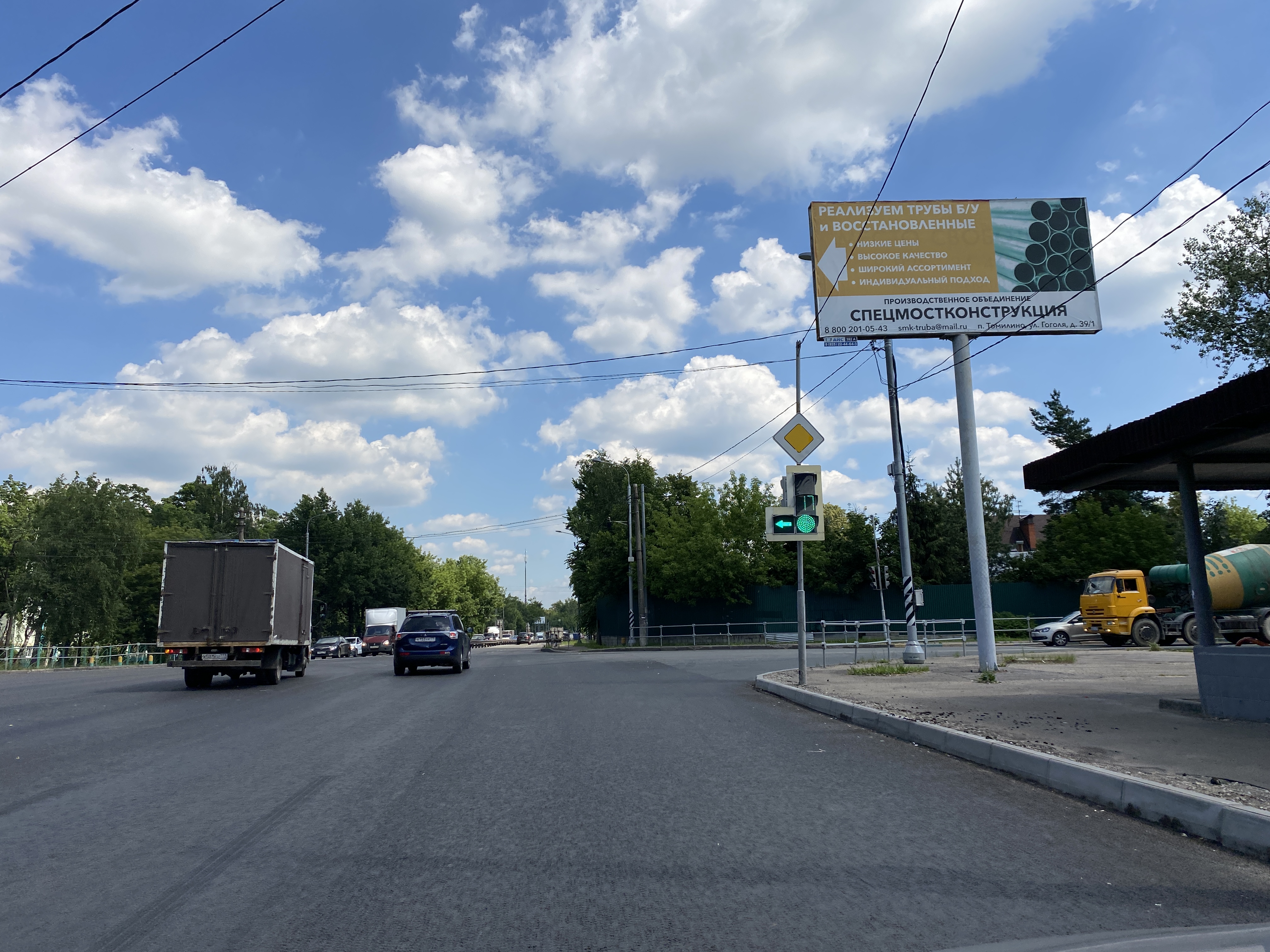 Фотография рекламного носителя, тип: Билборд 3x6, адрес: Егорьевское ш., 2 100м, Московская область, Россия. Сторона А №701608