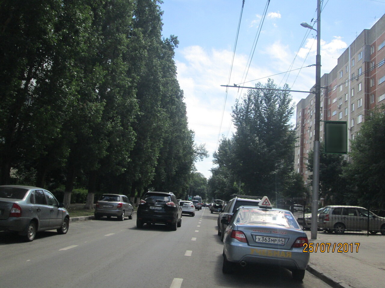 Фотография рекламного носителя, тип: Панель-кронштейн, адрес: Новоузенская ул., д.51, Саратов, Саратовская область, Россия. Сторона А №834679