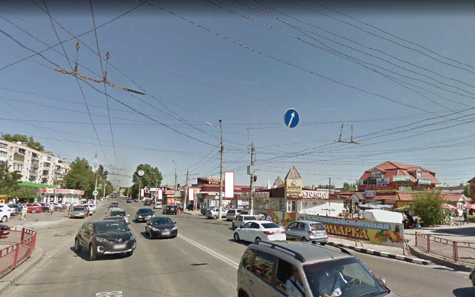 Фотография рекламного носителя, тип: Панель-кронштейн, адрес: Качинцев ул., Качинский рынок, Волгоград, Волгоградская область, Россия. Сторона А №1097258