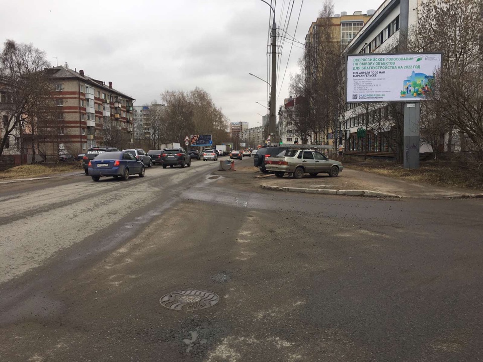 Фотография рекламного носителя, тип: Билборд 3x6, адрес: Ломоносова ул., д.209, Архангельск, Архангельская область, Россия. Сторона А №765831