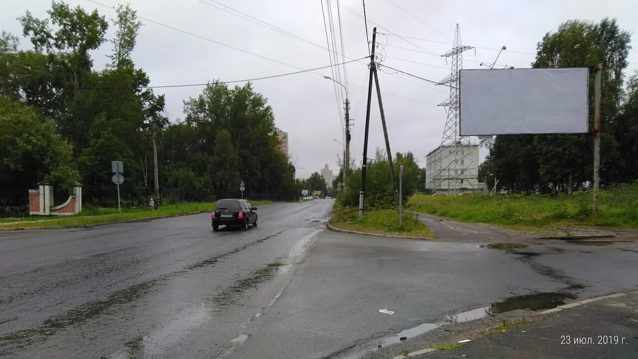 Фотография рекламного носителя, тип: Билборд 3x6, адрес: Обводный канал Х Суворова ул., Архангельск, Архангельская область, Россия. Сторона А №765897
