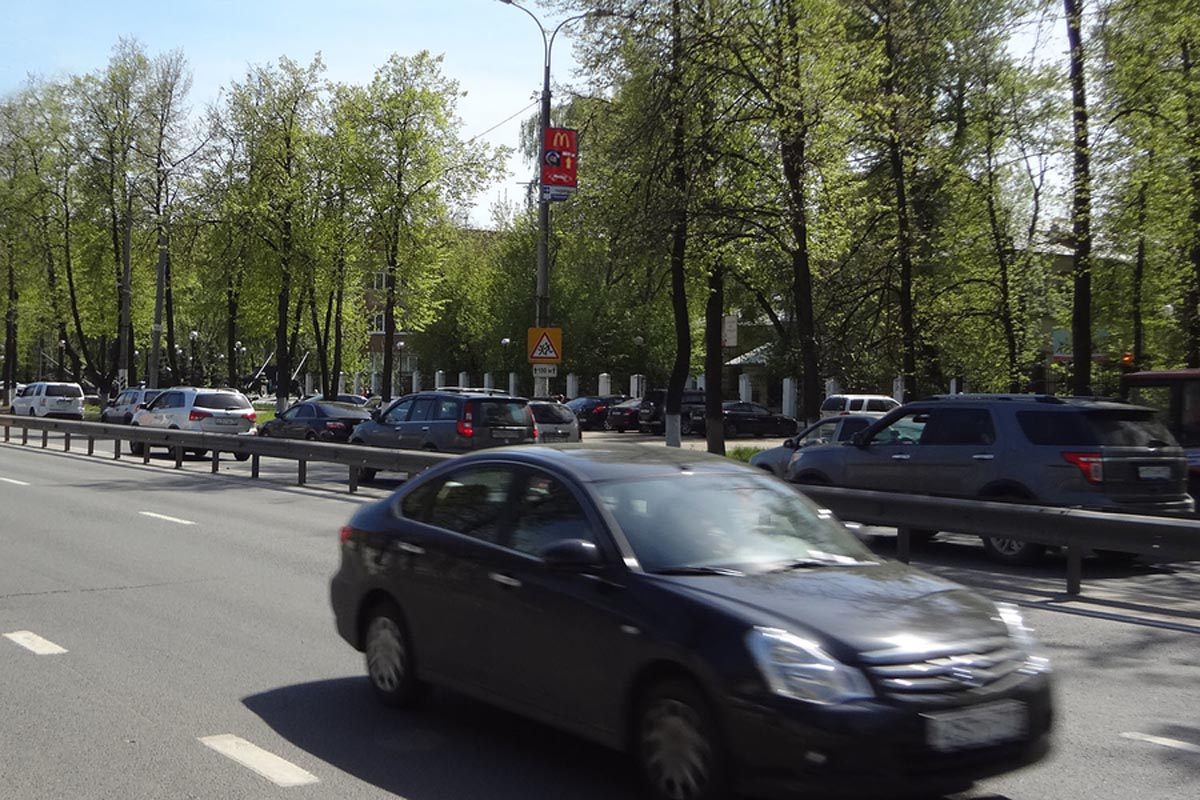 Фотография рекламного носителя, тип: Панель-кронштейн, адрес: Октябрьский пр-т., д.114, поз.2, Люберцы, Московская область, Россия. Сторона А №634608