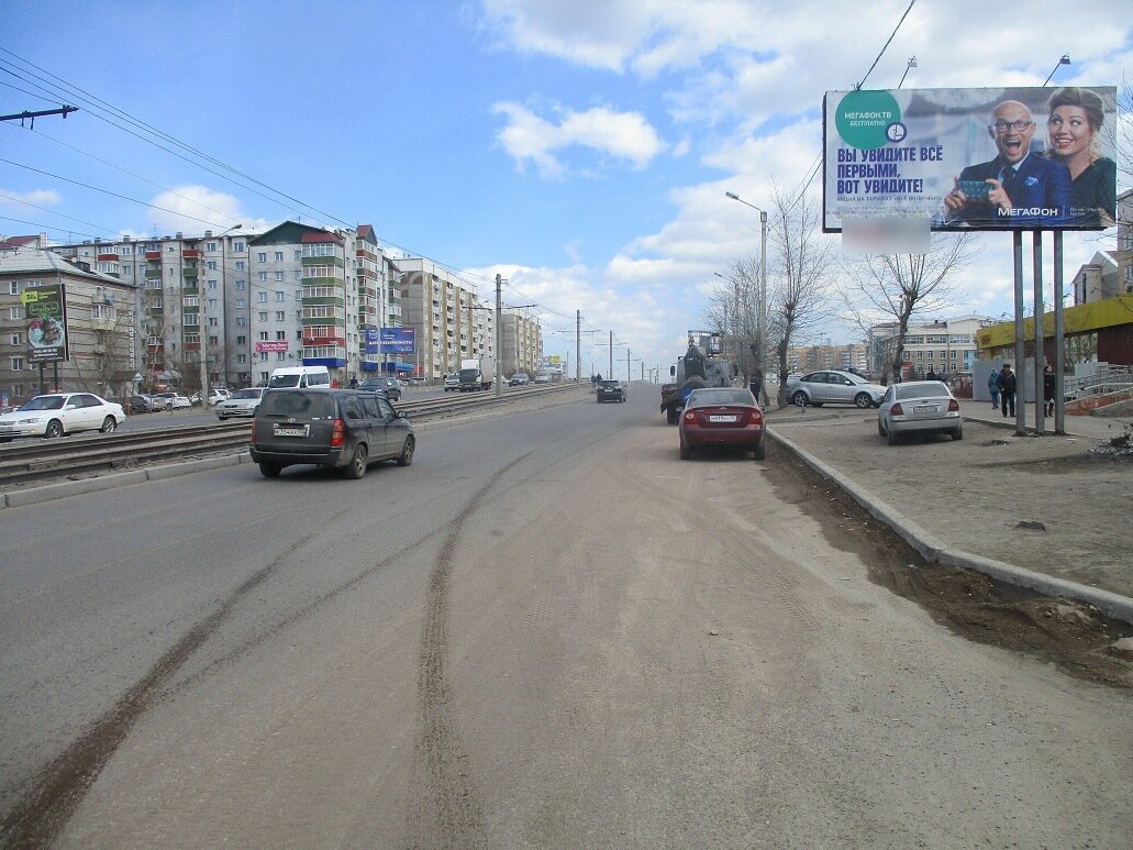 Фотография рекламного носителя, тип: Билборд 3x6, адрес: Ключевская ул., д.42а, Улан-Удэ, Республика Бурятия, Россия. Сторона А №697110