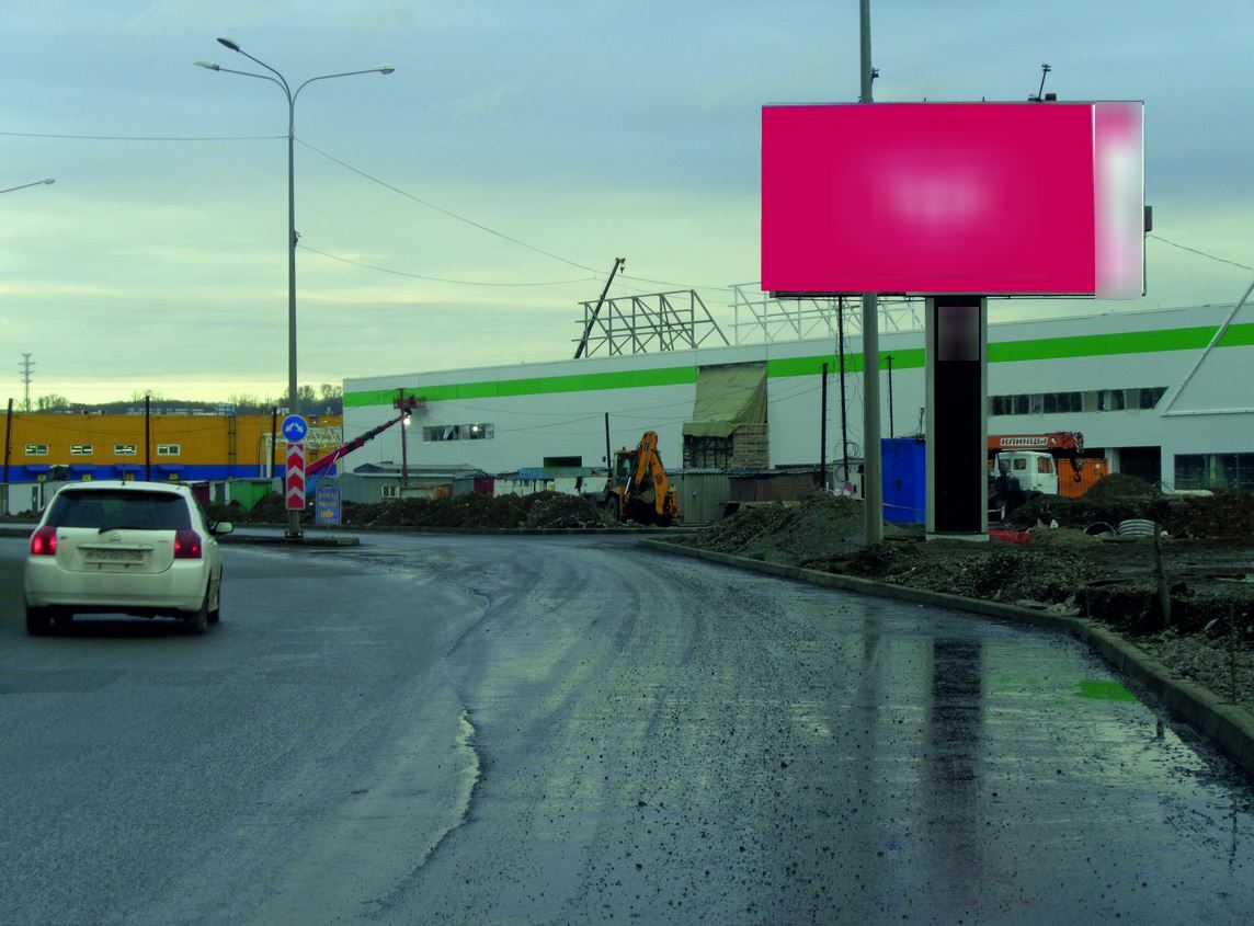Фотография рекламного носителя, тип: Билборд 3x6, адрес: Транспортная ул., д.130, Новокузнецк, Кемеровская область, Россия. Сторона A1-А3 №871660