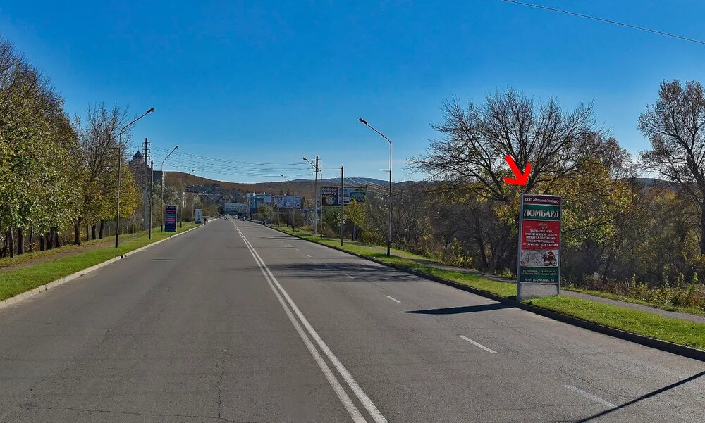 Фотография рекламного носителя, тип: Пиллар 3x1.4, адрес: Революции ул., поз.2, Горячий Ключ, Краснодарский край, Россия. Сторона А №1026272