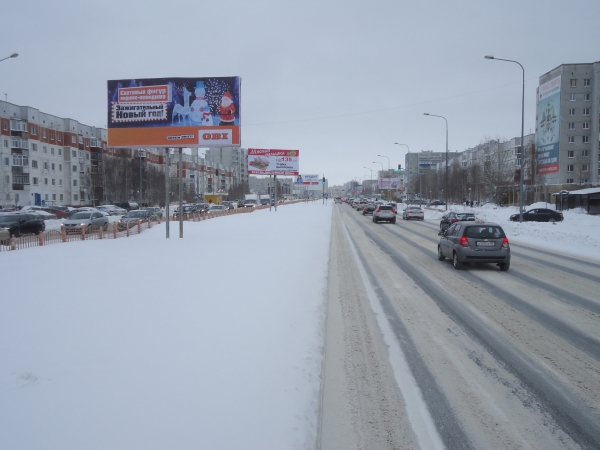 Фотография рекламного носителя, тип: Билборд 3x6, адрес: Мира ул., д.22, Сургут, Ханты-Мансийский автономный округ – Югра, Россия. Сторона А №440165