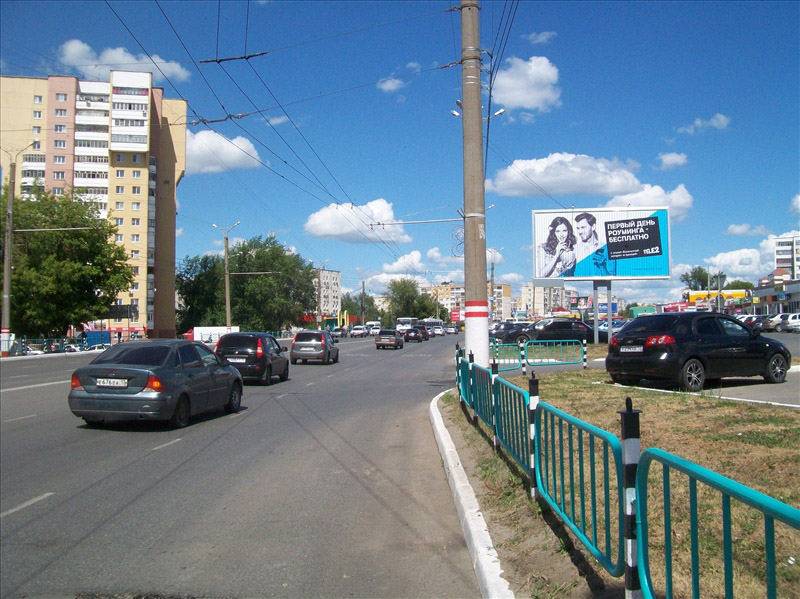 Фотография рекламного носителя, тип: Билборд 3x6, адрес: Косарева ул., д.50, Саранск, Республика Мордовия, Россия. Сторона А1-А3 №768768