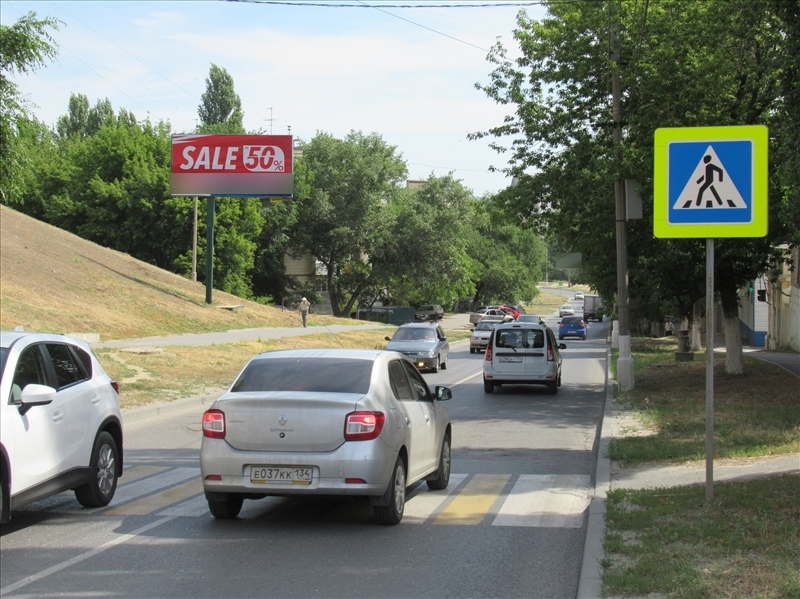 Фотография рекламного носителя, тип: Билборд 3x6, адрес: Пархоменко ул., поз.1, Волгоград, Волгоградская область, Россия. Сторона Б №596162