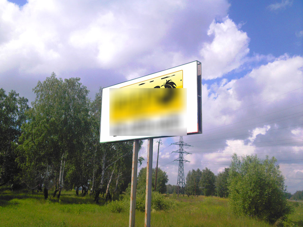 Фотография рекламного носителя, тип: Билборд 3x6, адрес: Гоголя ул. Х Каменская ул., Шумиха, Курганская область, Россия. Сторона B №1074157