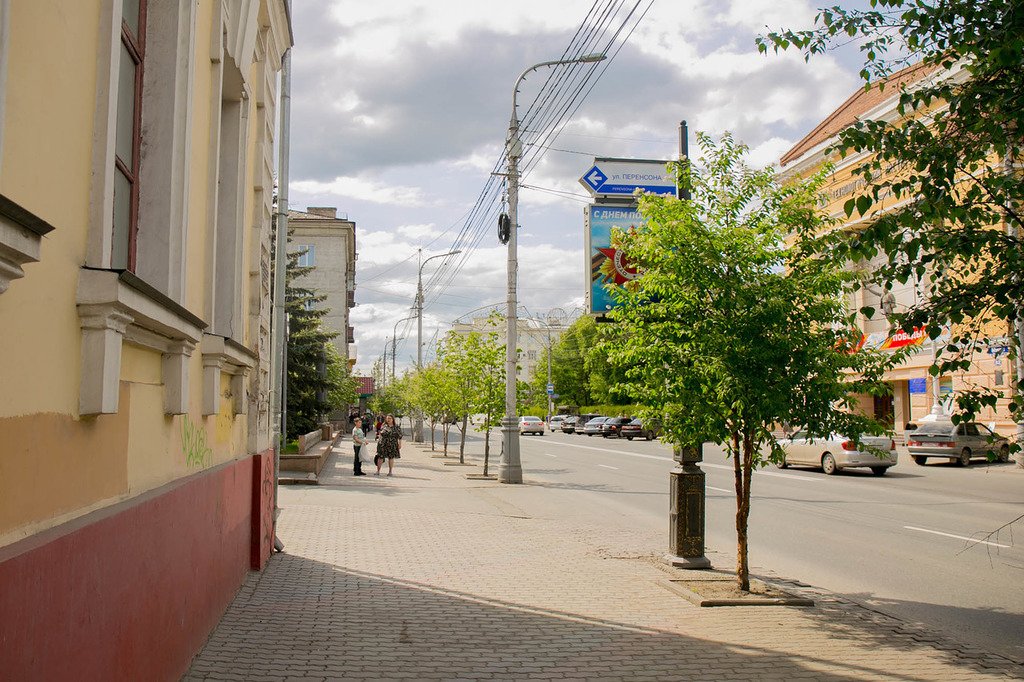 Фотография рекламного носителя, тип: Панель-кронштейн, адрес: Мира пр-т., д.61, Красноярск, Красноярский край, Россия. Сторона Б №549514