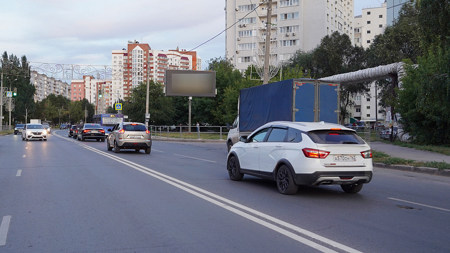 Фотография рекламного носителя, тип: Билборд 3x6, адрес: Георгия Димитрова ул., д.110г, Самара, Самарская область, Россия. Сторона A1-A10 №952444