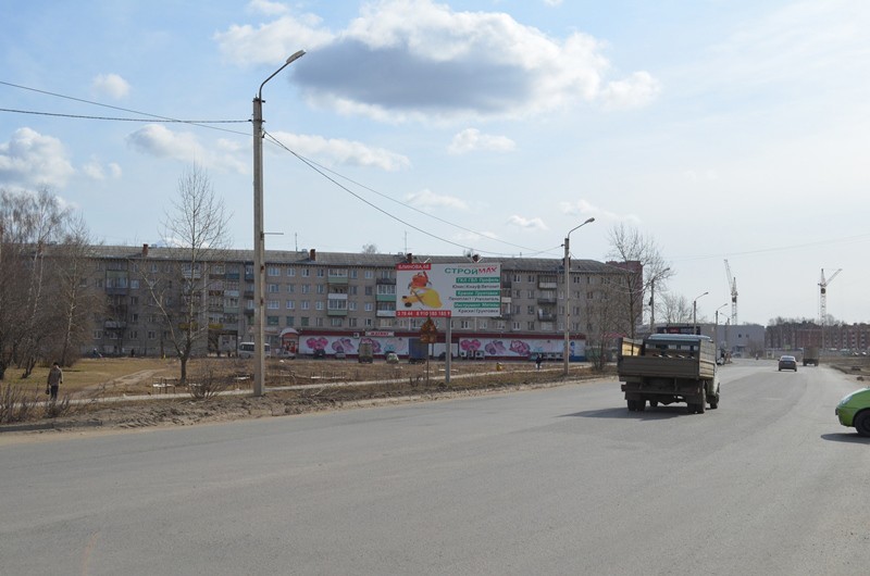 Фотография рекламного носителя, тип: Билборд 3x6, адрес: Строителей ул., д.10, Ковров, Владимирская область, Россия. Сторона Б №594607