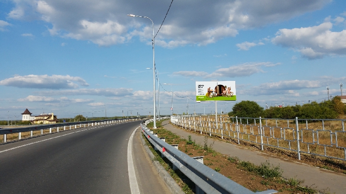 Фотография рекламного носителя, тип: Билборд 3x6, адрес: Солотчинское ш., на повороте на Спасск 67 450м., Рязанская область, Россия. Сторона А №804249