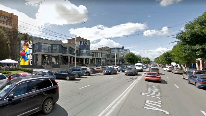 Фотография рекламного носителя, тип: Медиафасад, адрес: Ленина ул., д.9, Рязань, Рязанская область, Россия. Сторона Б1-Б10 №804359