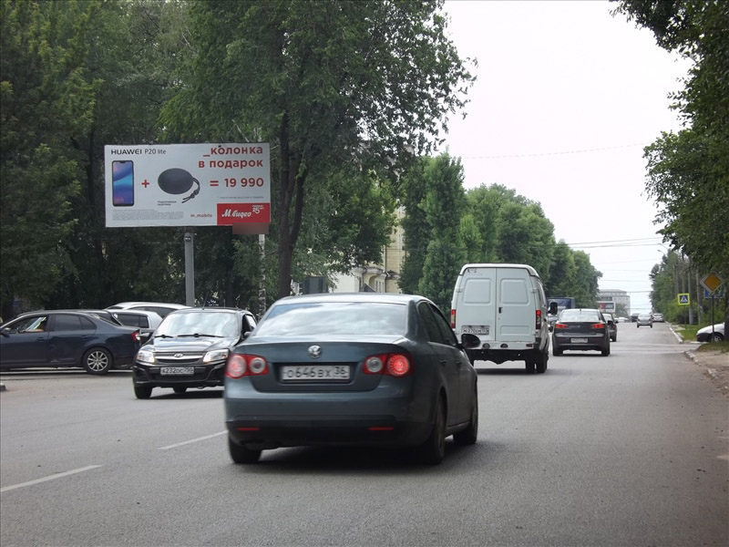 Фотография рекламного носителя, тип: Билборд 3x6, адрес: Труда пр-т., д.35 Х Карпинского ул., Воронеж, Воронежская область, Россия. Сторона Б №515769